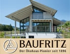 Baufritz GmbH & Co. KG
Holzhuser - Fertighuser - Energiesparhuser - Klimaschutzhuser

HANDELSVERTRETUNG STERREICH: 
Sylvia Schmidt
Bauzeichnerin & Baubiologin (IBN)